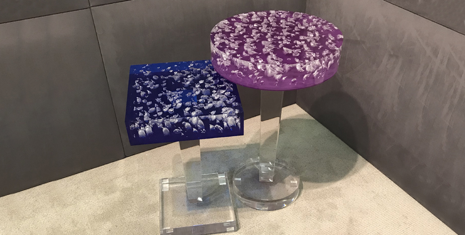 Bubble Top Side Tables